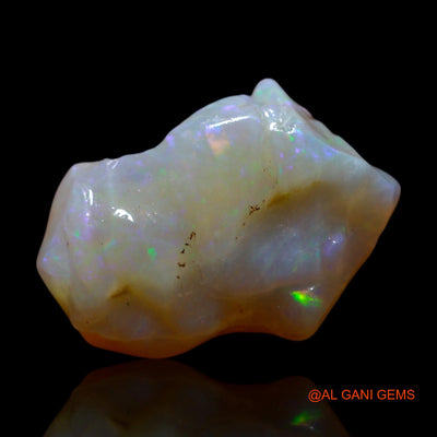 Natural Untreated Fire Opal Loose Gemstone Fancy Rough From Australia 4.00 Cts 15x11x5 mm RG-842