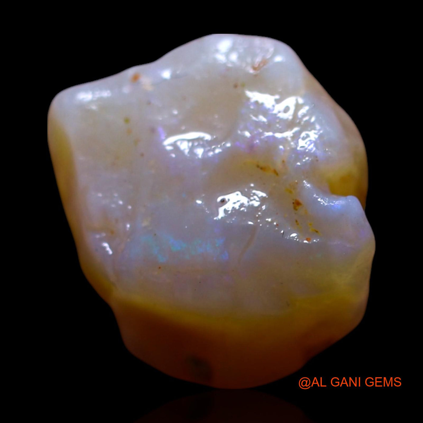 6.00 Cts Natural Australian Fire Opal Fancy Rough Loose Gemstone For Jewelry 12x11x7 mm RG-843
