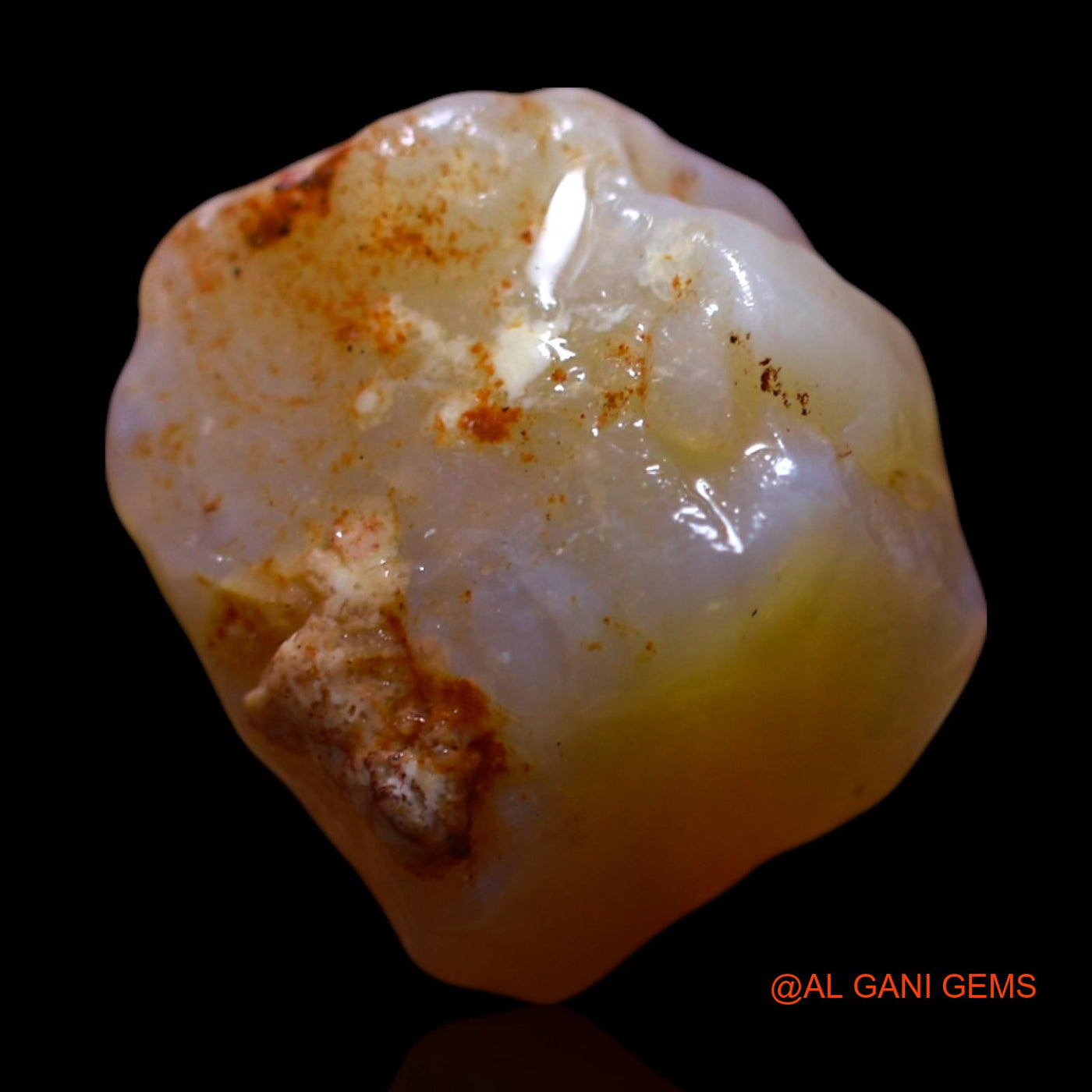 6.00 Cts Natural Australian Fire Opal Fancy Rough Loose Gemstone For Jewelry 12x11x7 mm RG-843