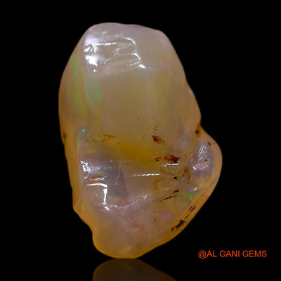Natural Untreated Fire Opal Loose Gemstone Fancy Rough From Australia 4.00 Cts 14x9x6 mm RG-845