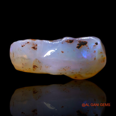 Natural Untreated Fire Opal Loose Gemstone Fancy Rough From Australia 4.00 Cts 14x11x6 mm RG-852