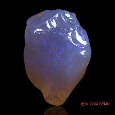Natural Untreated Fire Opal Loose Gemstone Fancy Rough From Australia 6.00 Cts 15x9x9 mm RG-854