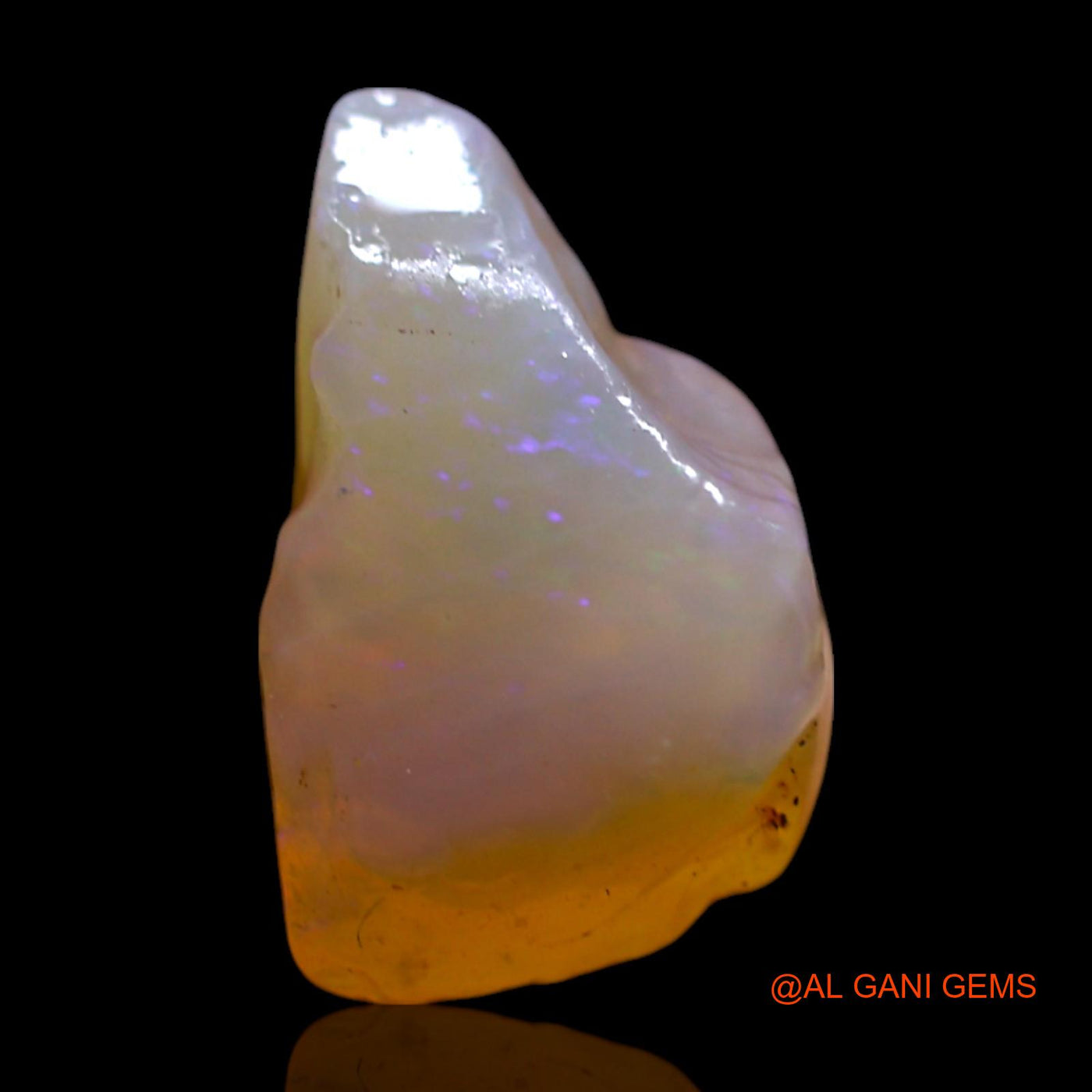 4.00 Cts Natural Australian Fire Opal Loose Gemstone Fancy Rough 14x8x8 mm RG-872