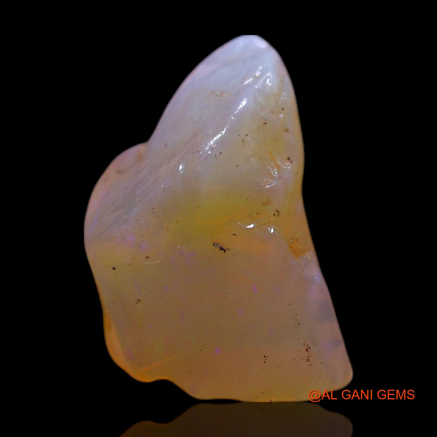 4.00 Cts Natural Australian Fire Opal Loose Gemstone Fancy Rough 14x8x8 mm RG-872