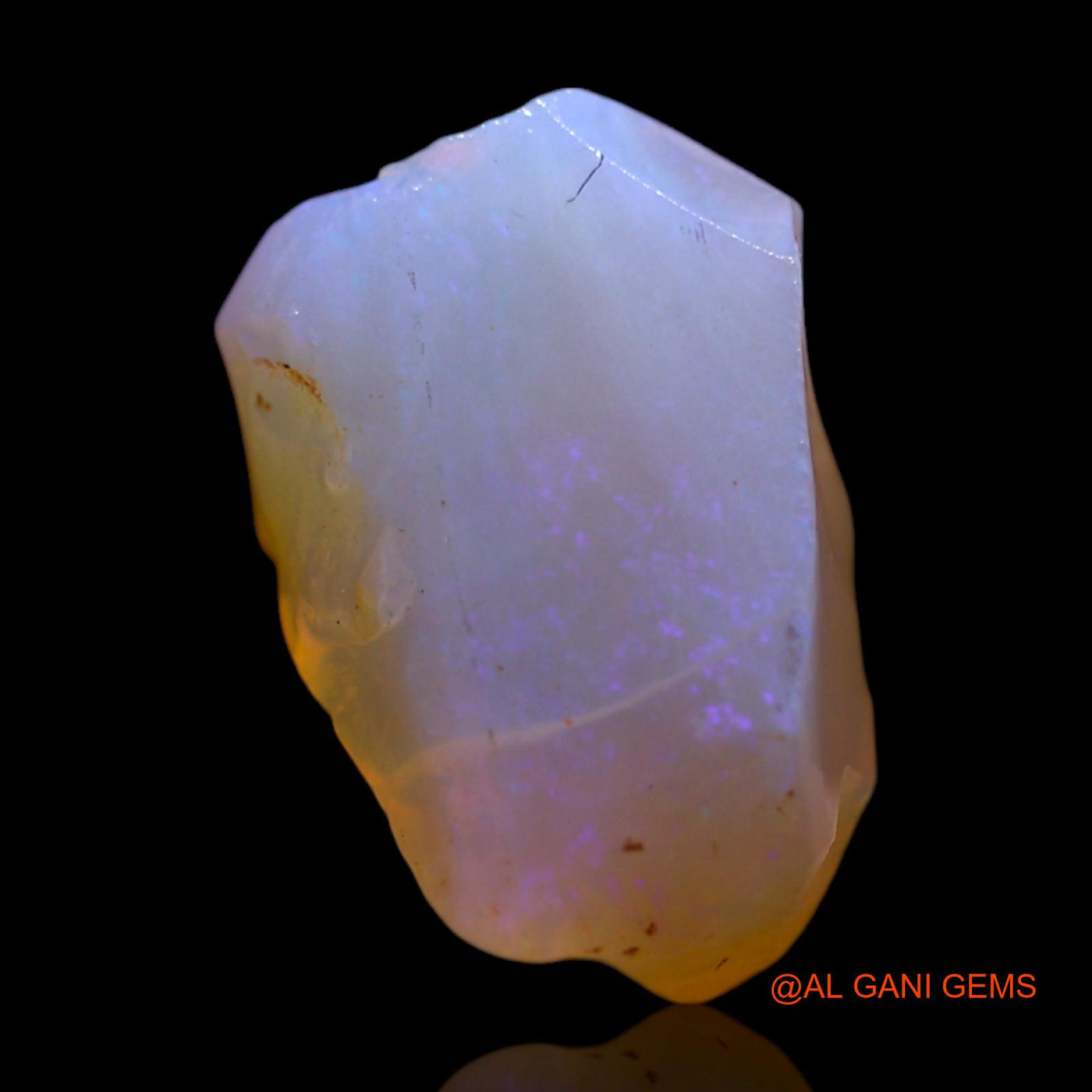 4.00 Cts Natural Australian Fire Opal Loose Gemstone Fancy Rough 14x9x5 mm RG-873