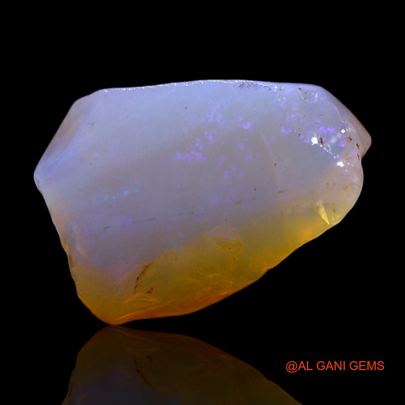 4.00 Cts Natural Australian Fire Opal Loose Gemstone Fancy Rough 14x9x5 mm RG-873