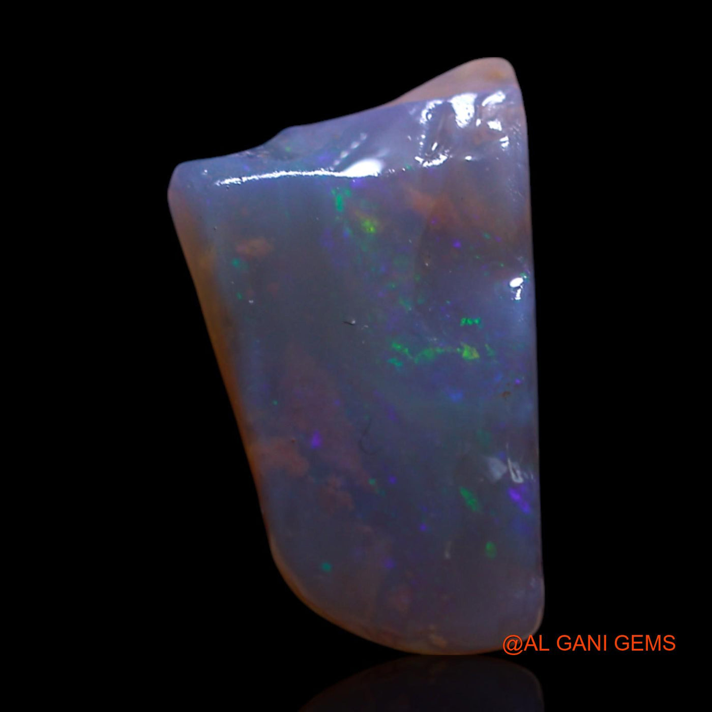 Natural Fire Opal Gemstone 5.00 Cts Loose Fancy Rough From Australia 12x8x7 mm RG-874