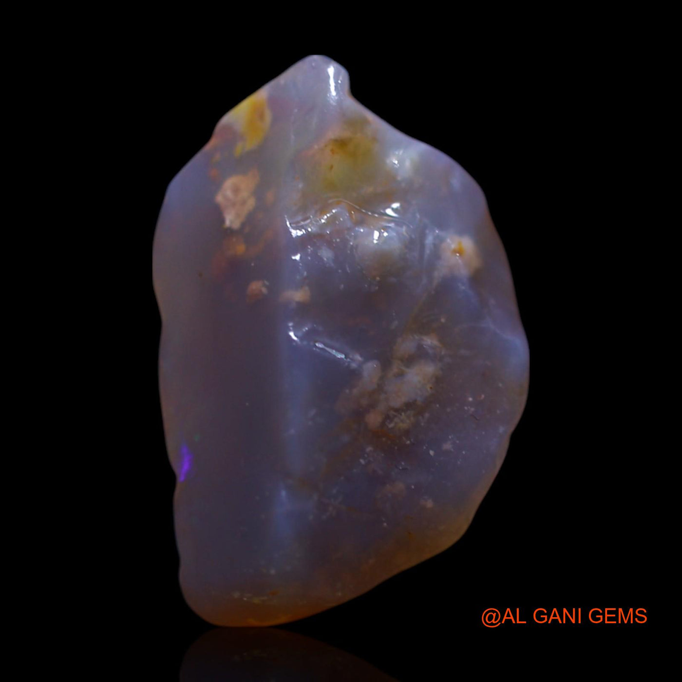Natural Fire Opal Gemstone 5.00 Cts Loose Fancy Rough From Australia 12x8x7 mm RG-874