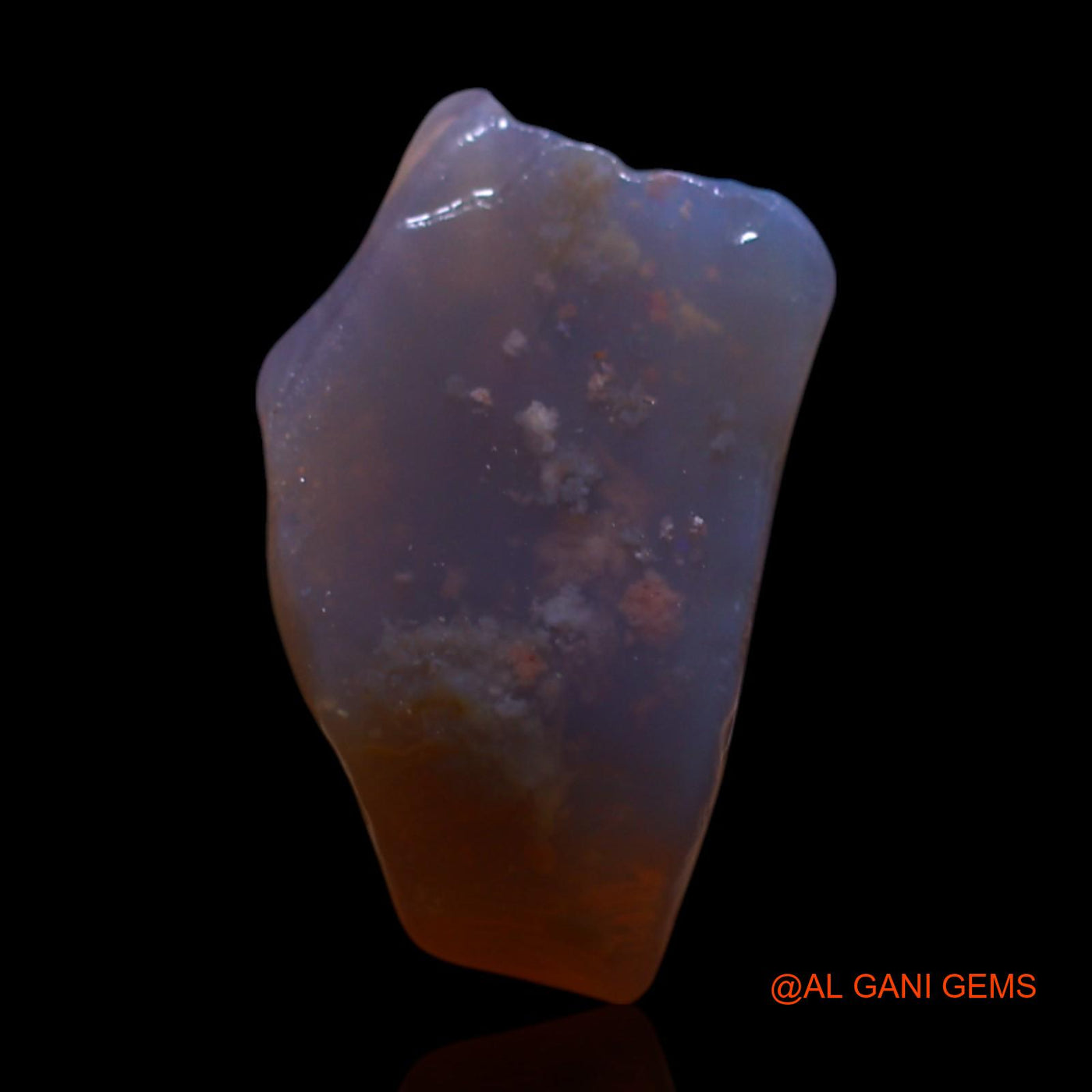 Natural Fire Opal Gemstone 5.00 Cts Loose Fancy Rough From Australia 12x8x7 mm RG-874