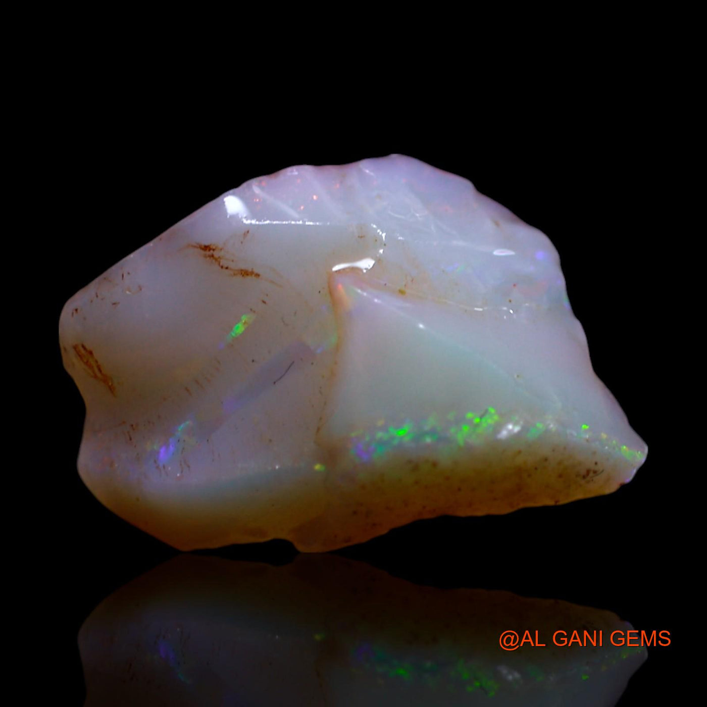 2.00 Cts Natural Australian Fire Opal Loose Gemstone Fancy Rough 12x9x4 mm RG-876