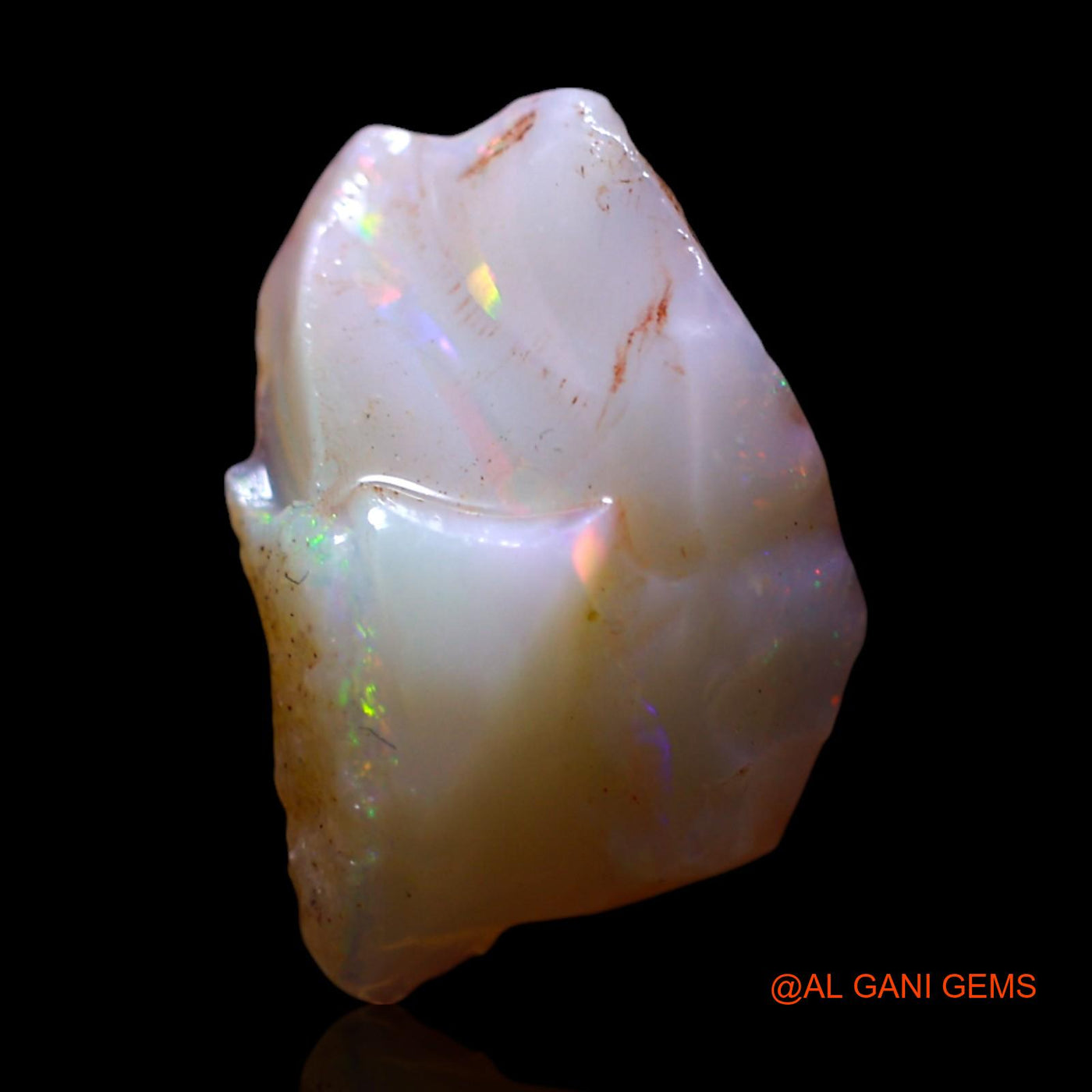 2.00 Cts Natural Australian Fire Opal Loose Gemstone Fancy Rough 12x9x4 mm RG-876