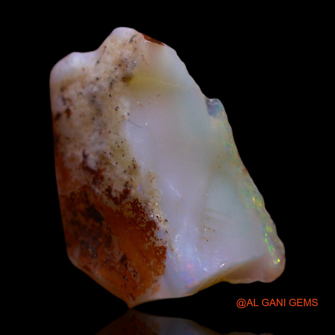 2.00 Cts Natural Australian Fire Opal Loose Gemstone Fancy Rough 12x9x4 mm RG-876