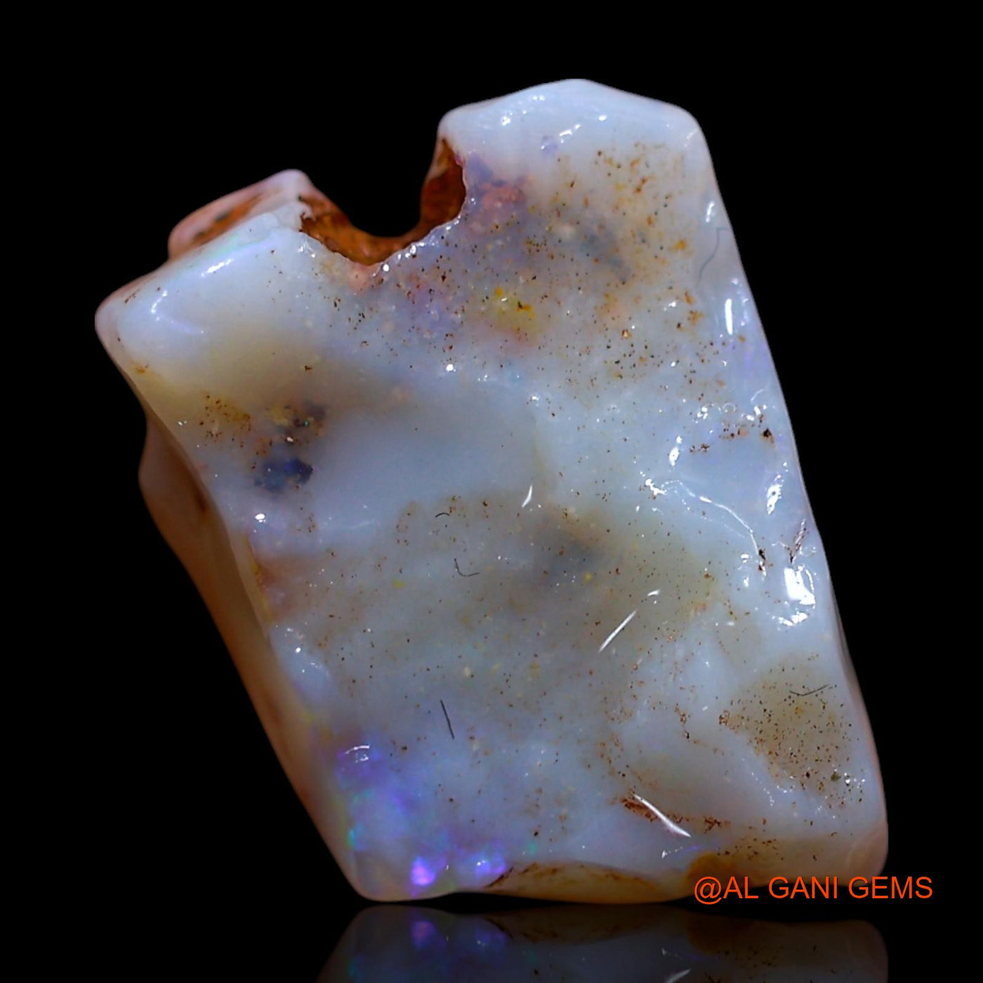 3.00 Cts Unheated Australian Fire Opal Loose Gemstone Fancy Rough Natural 13x9x5 mm RG-87