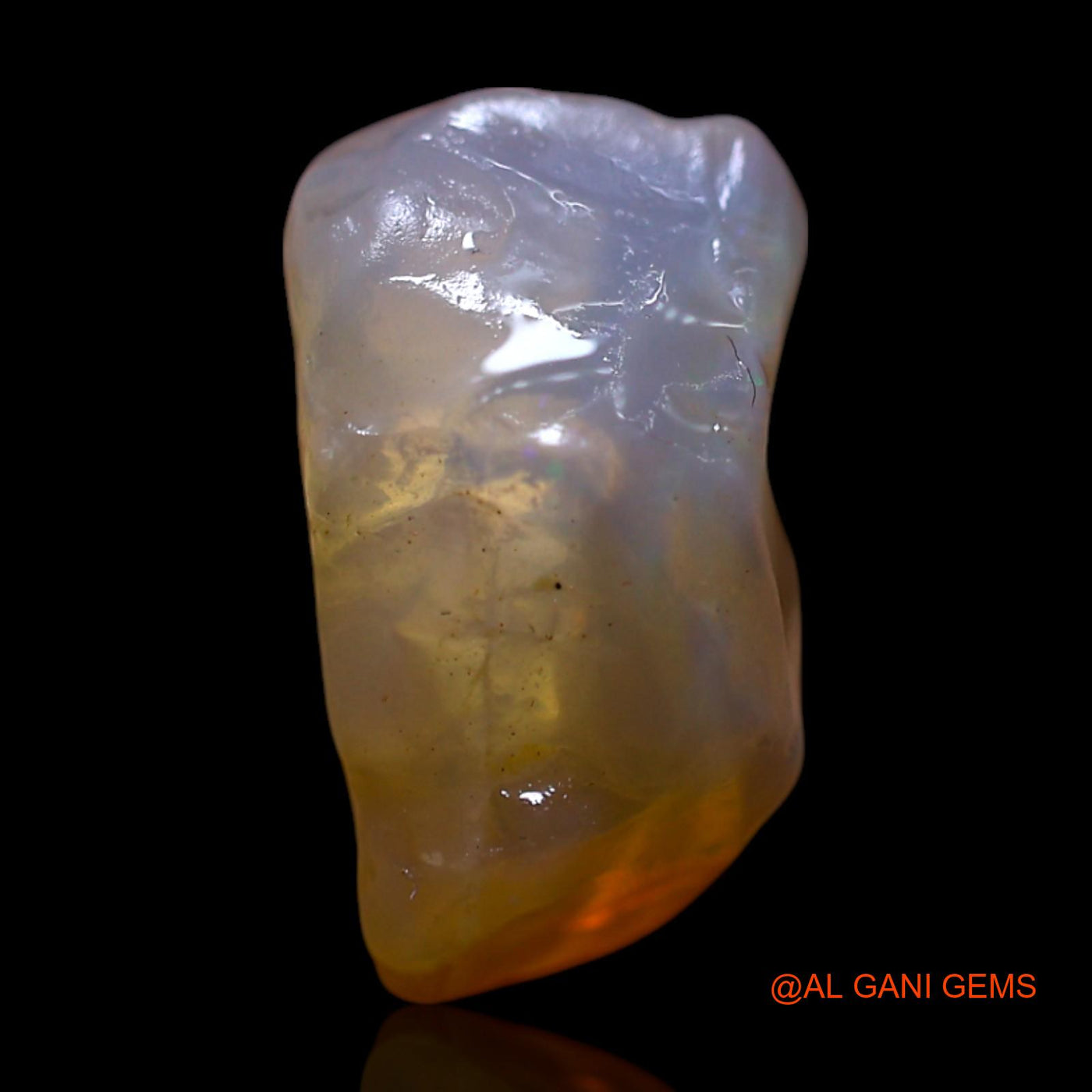 5.00 Cts Natural Australian Fire Opal Loose Gemstone Fancy Rough 12x10x7 mm RG-885