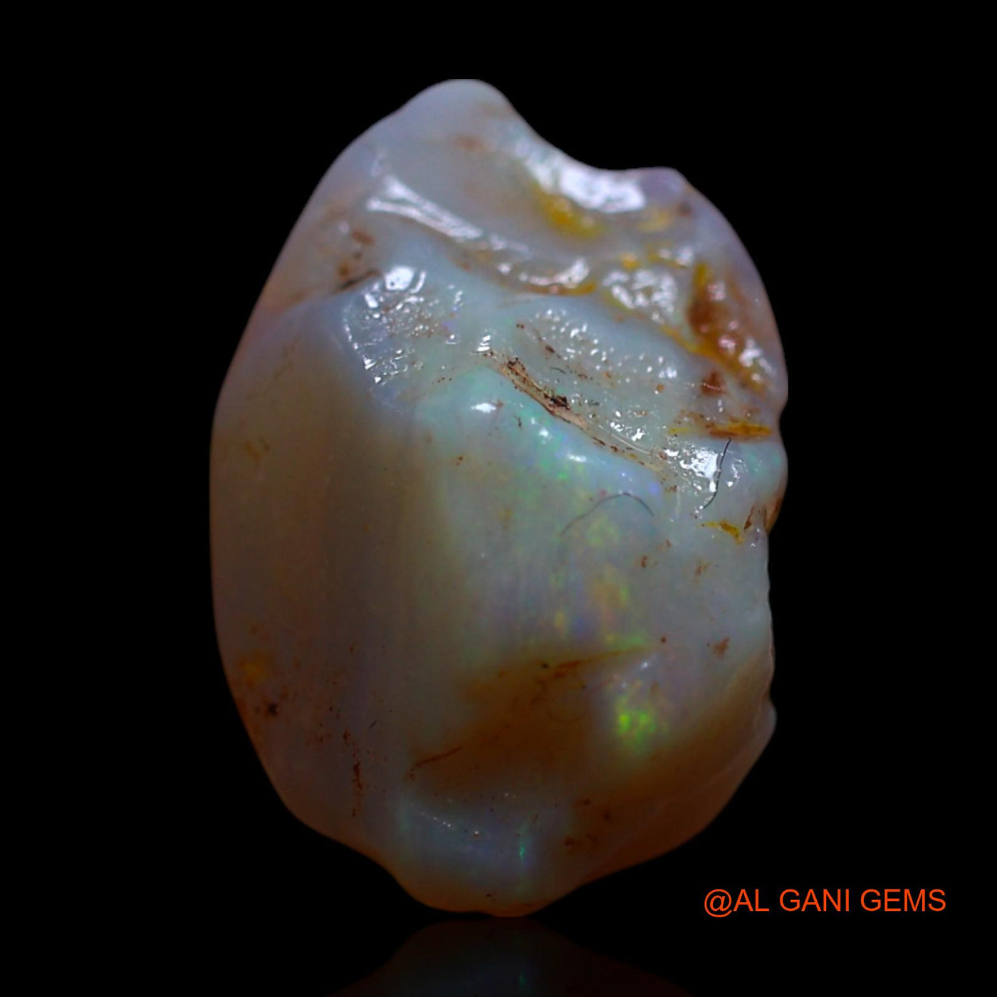 4.00 Cts Unheated Australian Fire Opal Loose Gemstone Fancy Rough Natural 14x9x7 mm RG-886