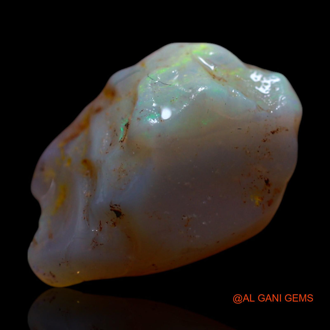 4.00 Cts Unheated Australian Fire Opal Loose Gemstone Fancy Rough Natural 14x9x7 mm RG-886