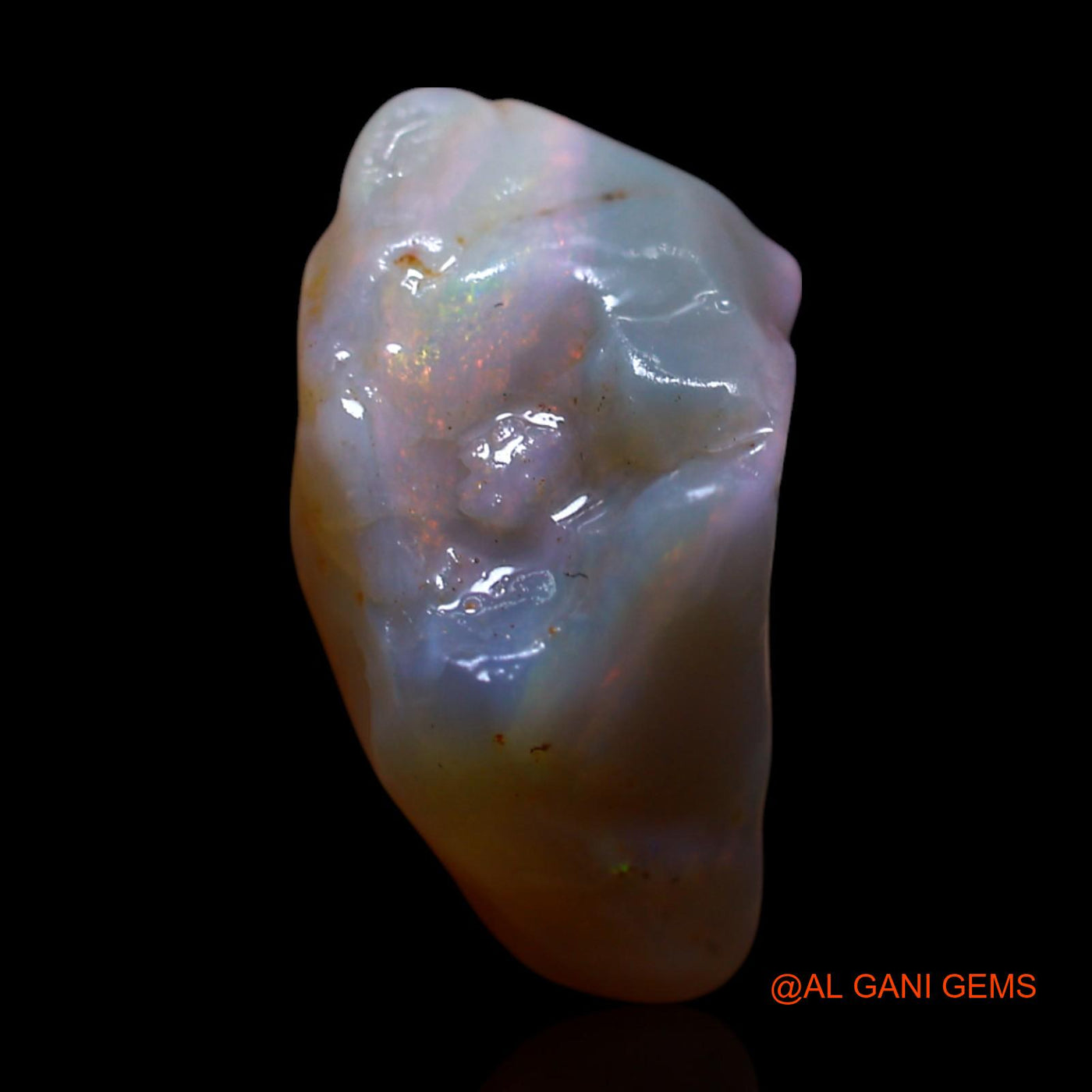 5.00 Cts Natural Australian Fire Opal Loose Gemstone Fancy Rough 13x9x7 mm RG-887