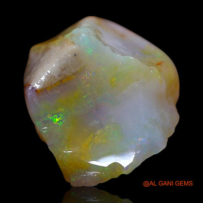 Natural Fire Opal Gemstone 3.00 Cts Loose Fancy Rough From Australia 12x10x6 mm RG-88