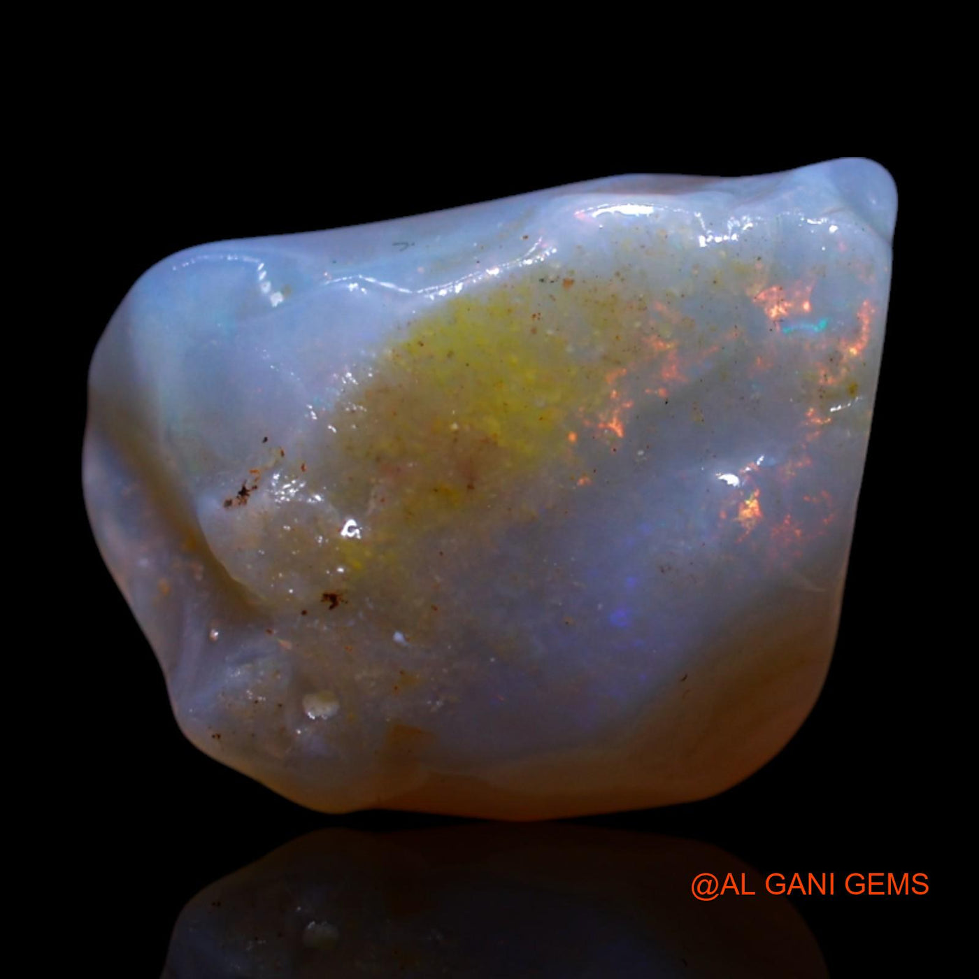 4.00 Cts Unheated Australian Fire Opal Loose Gemstone Fancy Rough Natural 13x9x8 mm RG-890