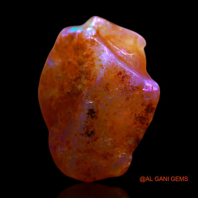 2.00 Cts Natural Australian Fire Opal Loose Gemstone Fancy Rough 13x10x3 mm RG-891