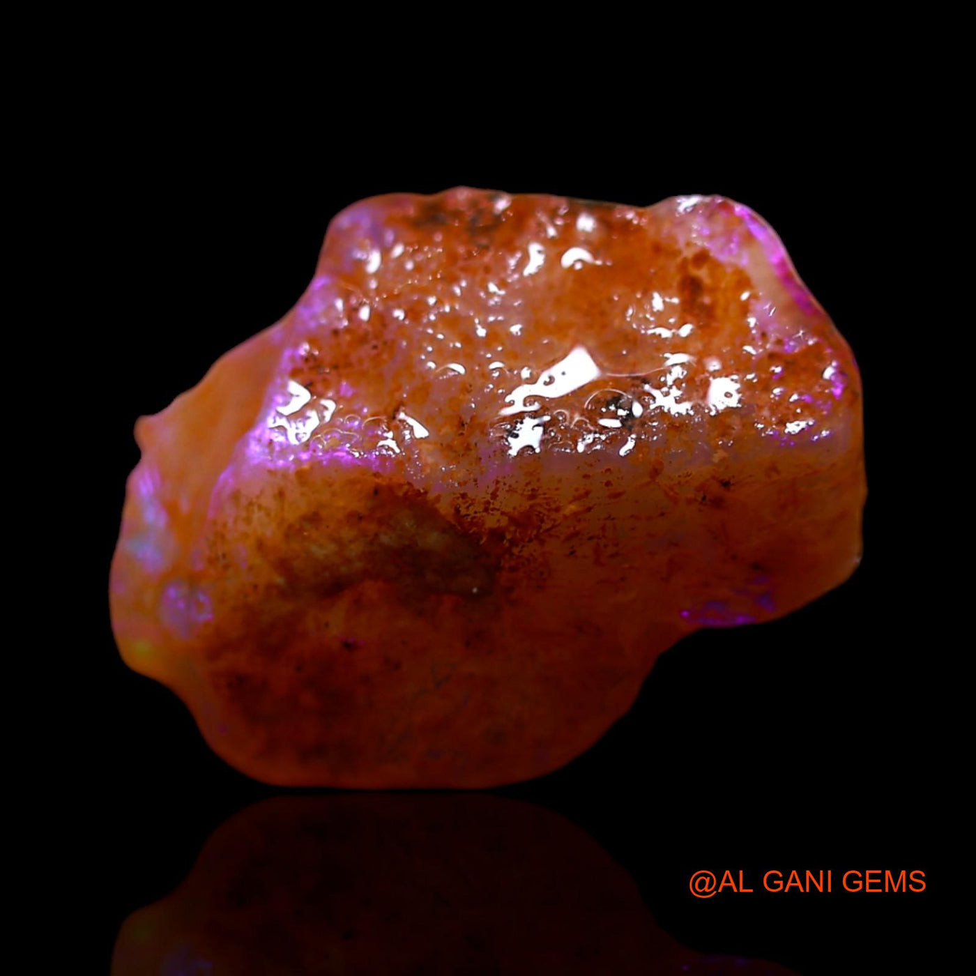 2.00 Cts Natural Australian Fire Opal Loose Gemstone Fancy Rough 13x10x3 mm RG-891