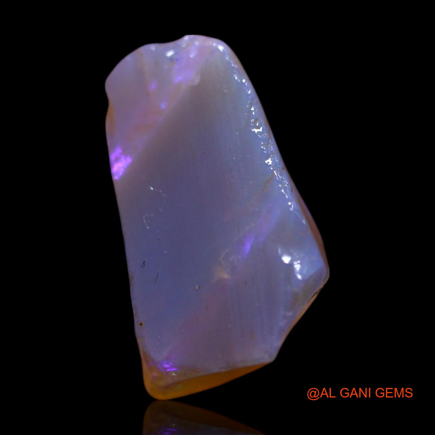 Natural Untreated Fire Opal Loose Gemstone Fancy Rough From Australia 3.00 Cts 12x7x5 mm RG-894