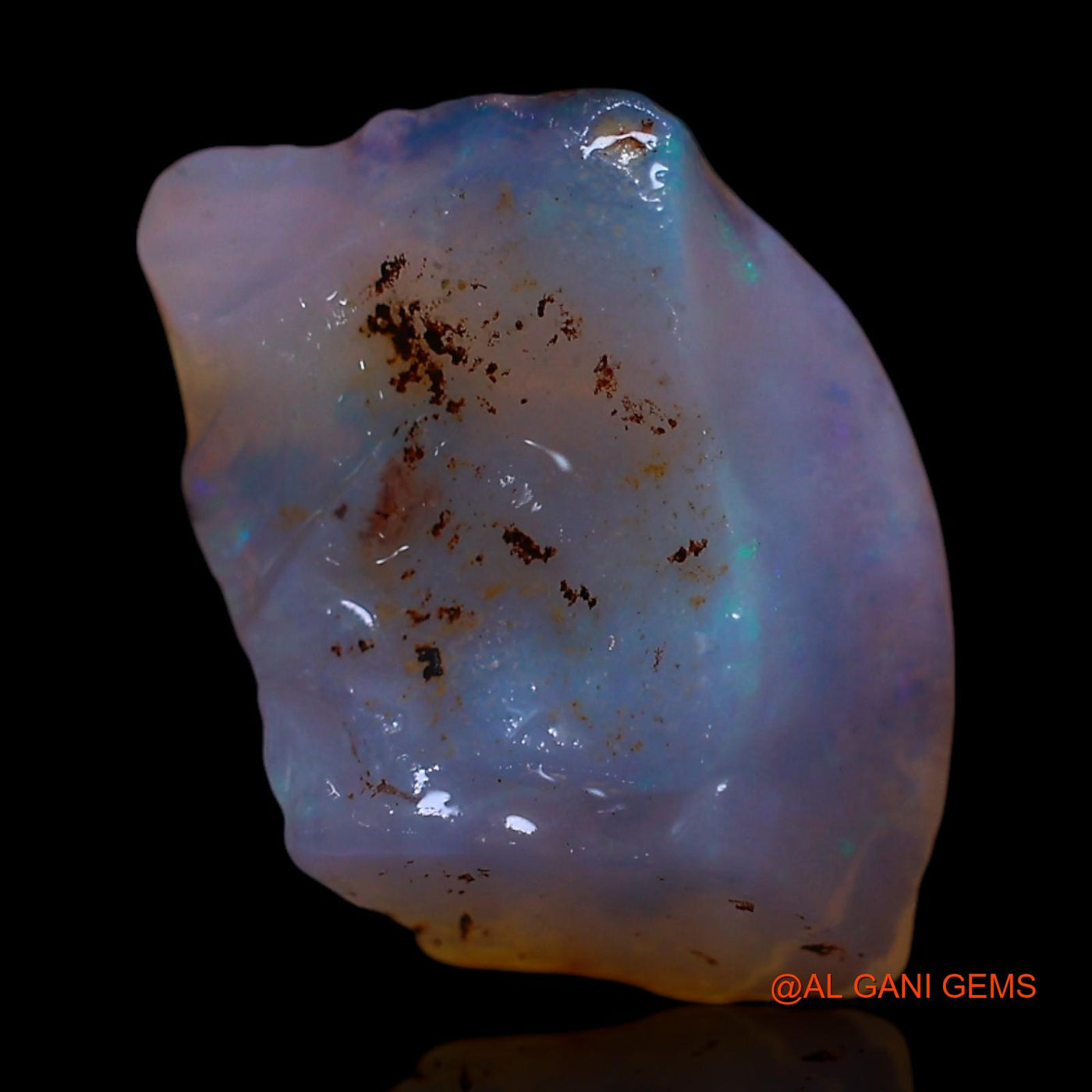 Natural Untreated Fire Opal Loose Gemstone Fancy Rough From Australia 3.00 Cts 15x9x4 mm RG-89