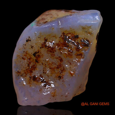 Natural Untreated Fire Opal Loose Gemstone Fancy Rough From Australia 3.00 Cts 15x9x4 mm RG-89
