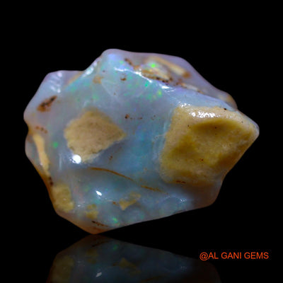 Natural Untreated Fire Opal Loose Gemstone Fancy Rough From Australia 4.00 Cts 12x10x6 mm RG-901