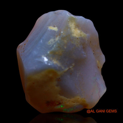 Natural Untreated Fire Opal Loose Gemstone Fancy Rough From Australia 4.00 Cts 12x10x6 mm RG-901