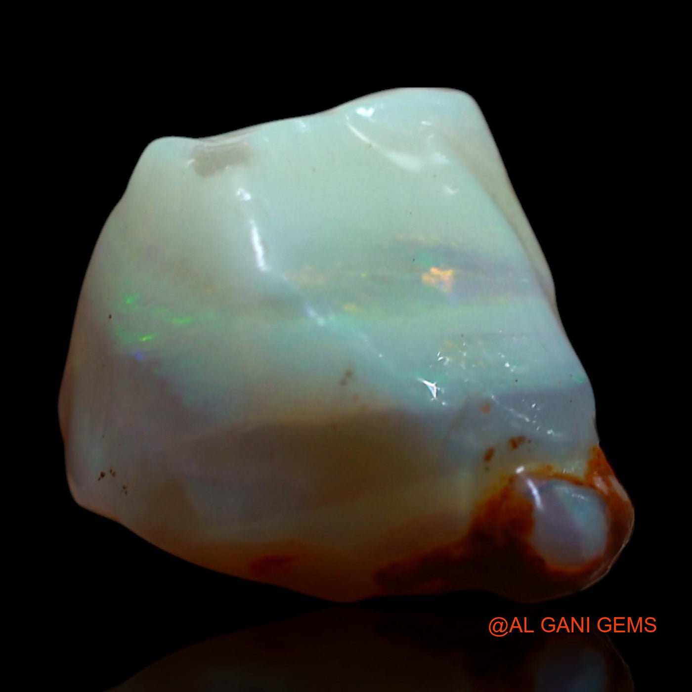 5.00 Cts Natural Australian Fire Opal Loose Gemstone Fancy Rough 11x10x7 mm RG-904