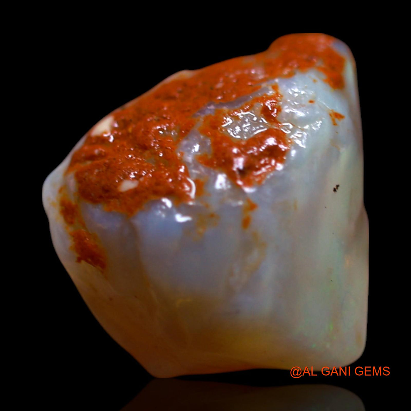 5.00 Cts Natural Australian Fire Opal Loose Gemstone Fancy Rough 11x10x7 mm RG-904