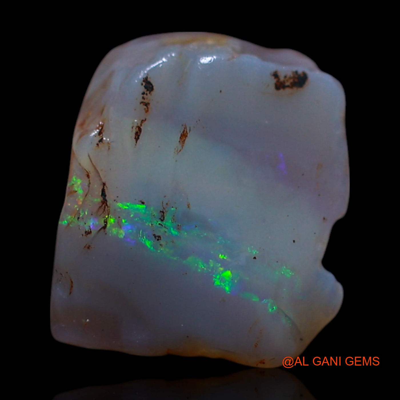 4.00 Cts Natural Australian Fire Opal Loose Gemstone Fancy Rough 13x9x8 mm RG-905