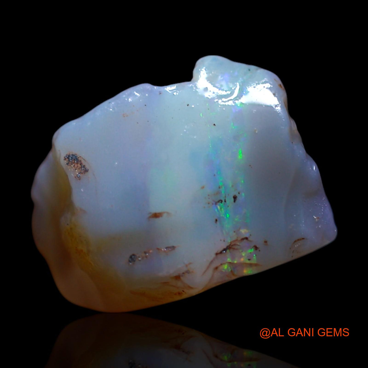 4.00 Cts Natural Australian Fire Opal Loose Gemstone Fancy Rough 13x9x8 mm RG-905