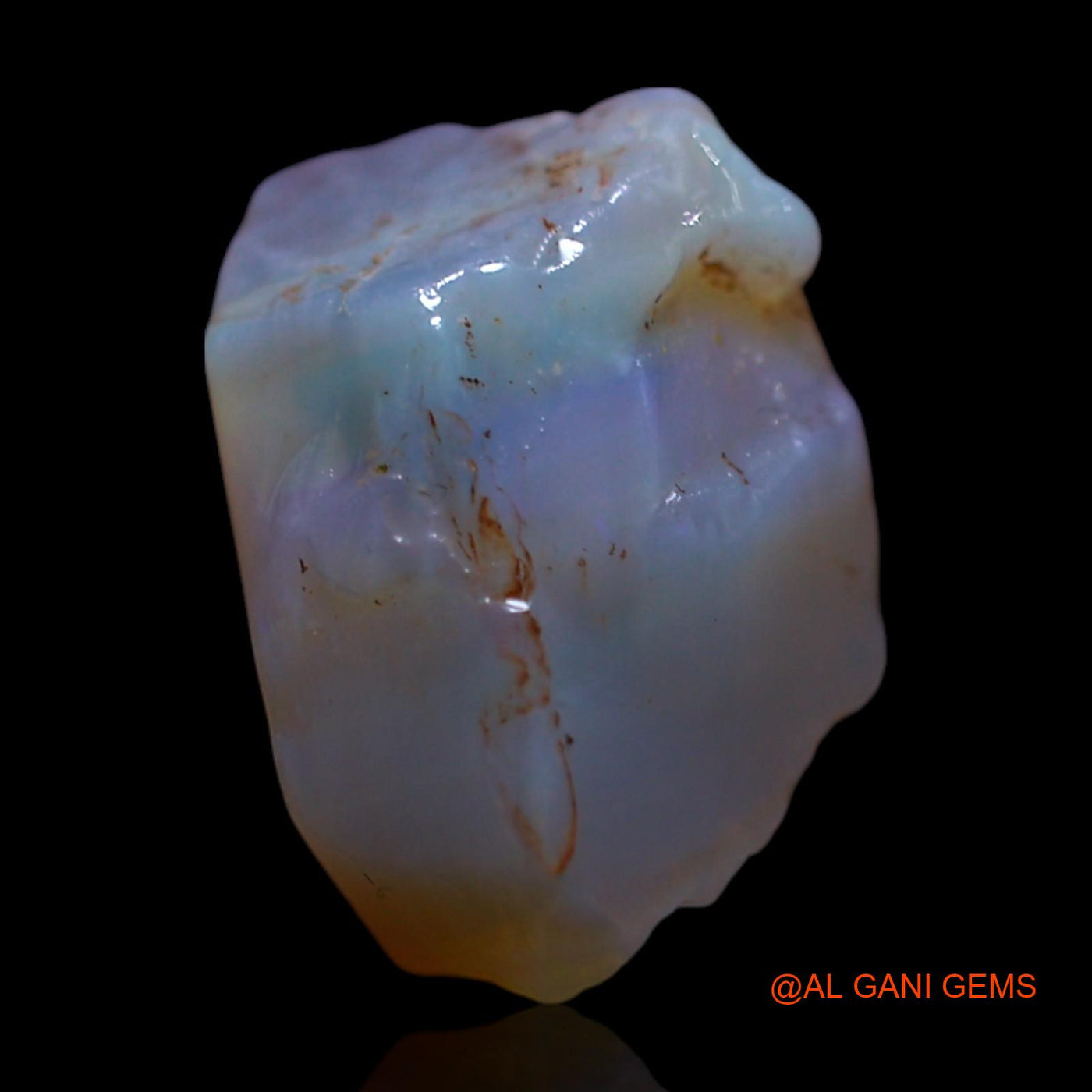 4.00 Cts Natural Australian Fire Opal Loose Gemstone Fancy Rough 13x9x8 mm RG-905