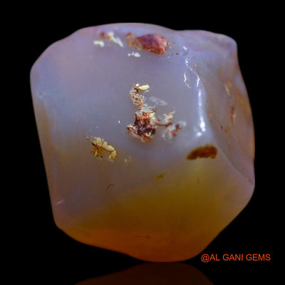 Natural Untreated Fire Opal Loose Gemstone Fancy Rough From Australia 4.00 Cts 12x12x7 mm RG-909