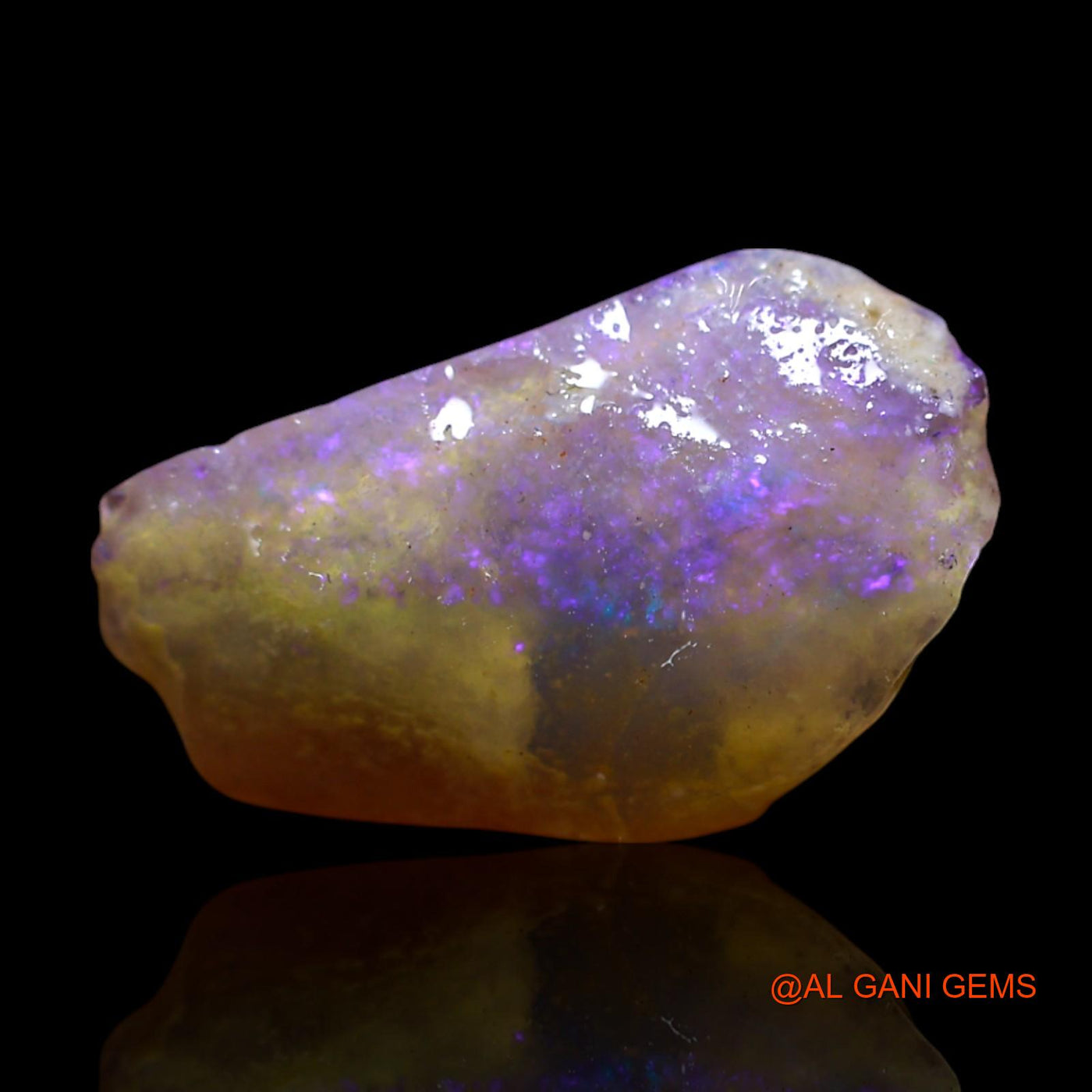 2.00 Cts Unheated Australian Fire Opal Loose Gemstone Fancy Rough Natural 13x8x4 mm RG-911