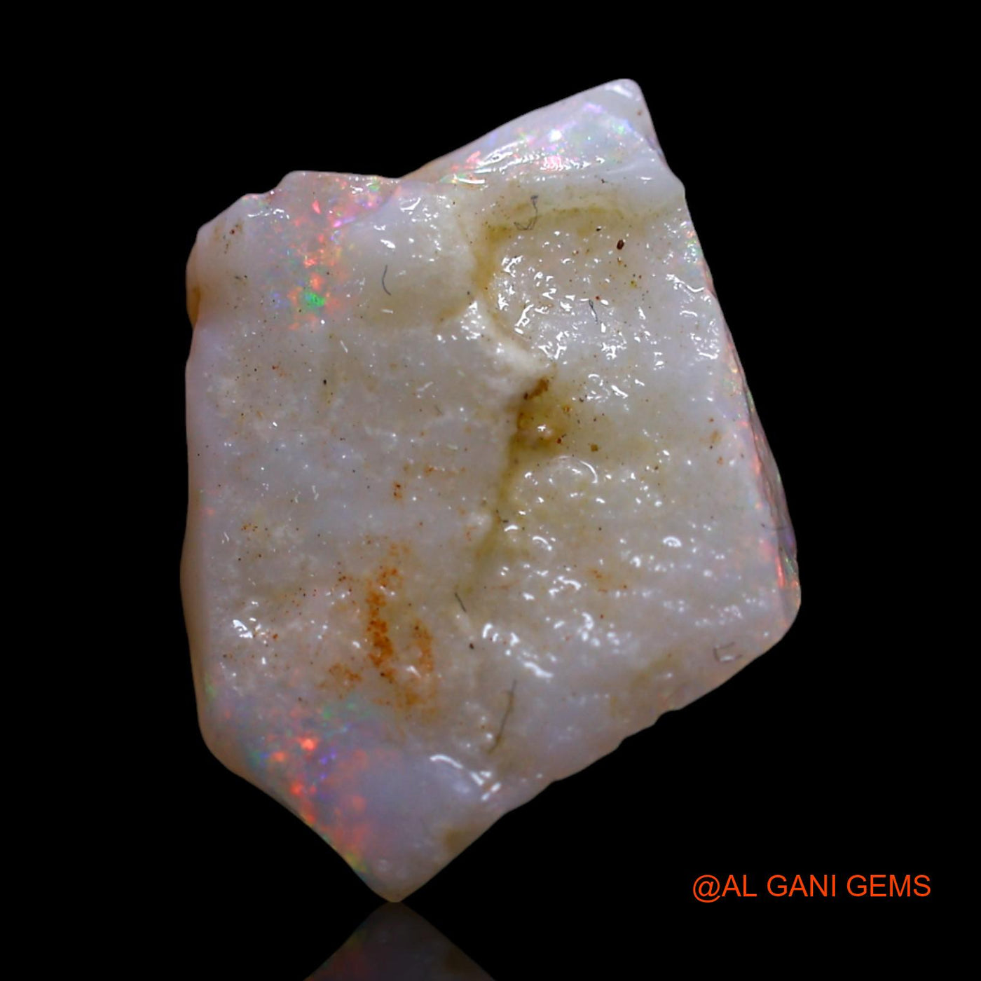 2.00 Cts Unheated Australian Fire Opal Loose Gemstone Fancy Rough Natural 12x10x4 mm RG-913
