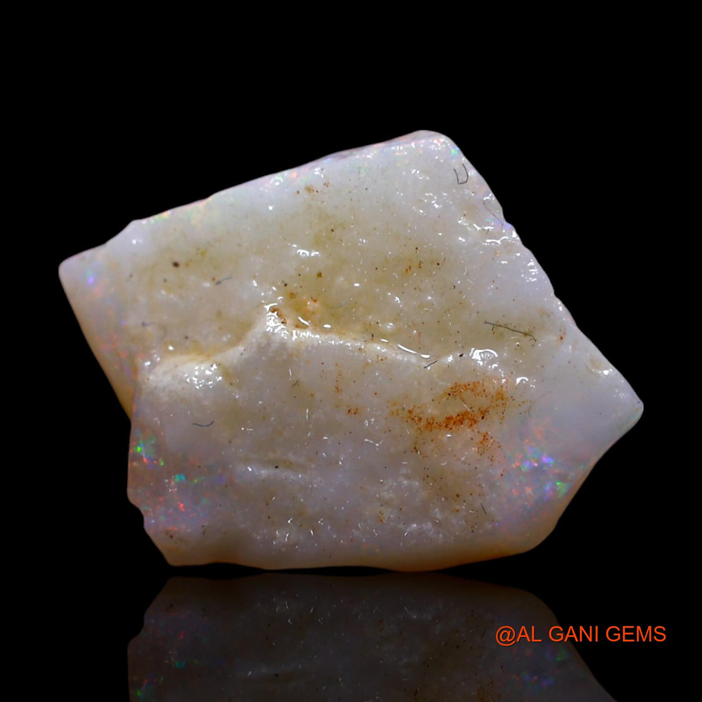 2.00 Cts Unheated Australian Fire Opal Loose Gemstone Fancy Rough Natural 12x10x4 mm RG-913