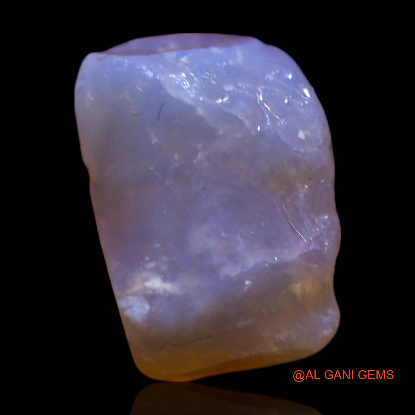 Natural Fire Opal Gemstone 4.00 Cts Loose Fancy Rough From Australia 11x9x7 mm RG-914