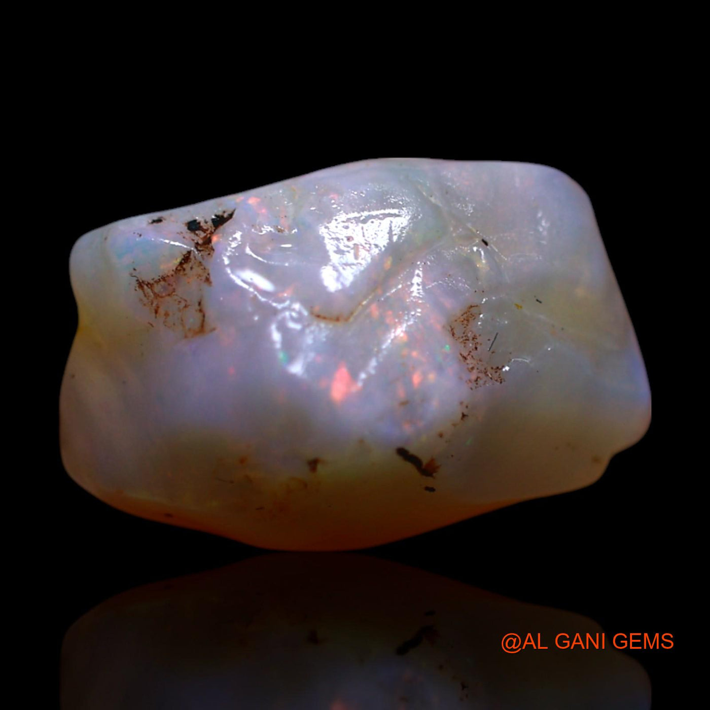 3.00 Cts Natural Australian Fire Opal Loose Gemstone Fancy Rough 12x7x7 mm RG-916