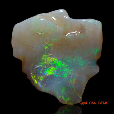2.00 Cts Unheated Australian Fire Opal Loose Gemstone Fancy Rough Natural 13x12x3 mm RG-91