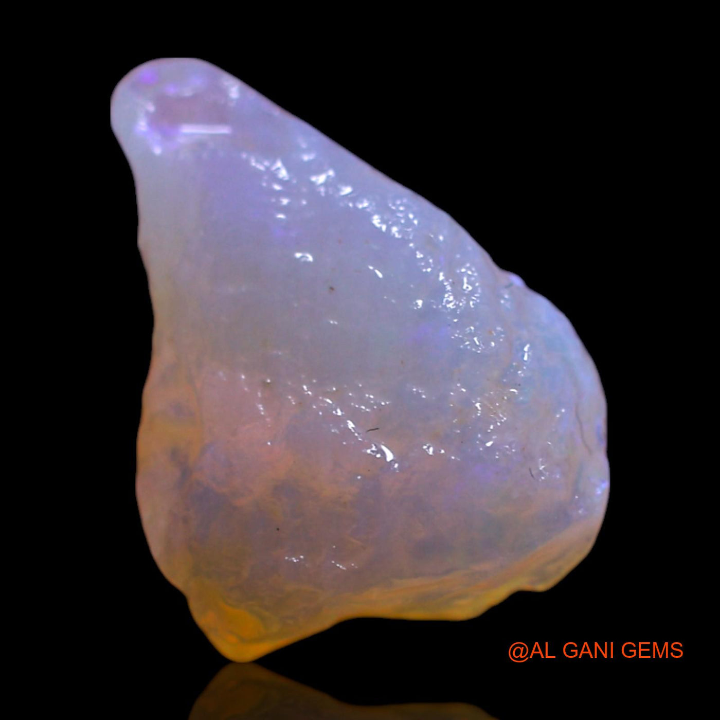 2.00 Cts Unheated Australian Fire Opal Loose Gemstone Fancy Rough Natural 11x9x5 mm RG-924