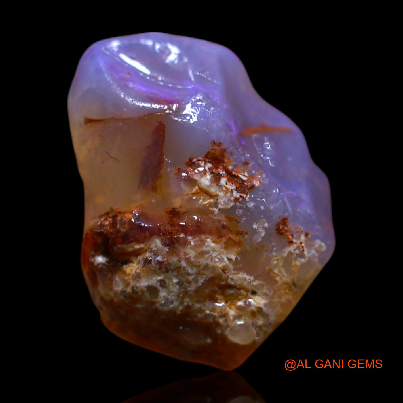 3.00 Cts Natural Australian Fire Opal Loose Gemstone Fancy Rough 12x8x5 mm RG-929