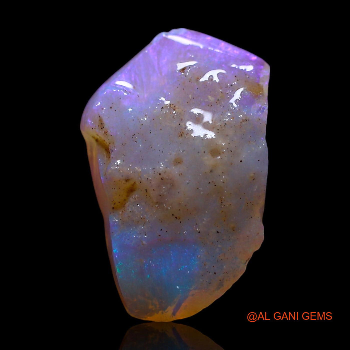 2.00 Cts Natural Australian Fire Opal Fancy Rough Loose Gemstone For Jewelry 14x9x3 mm RG-92