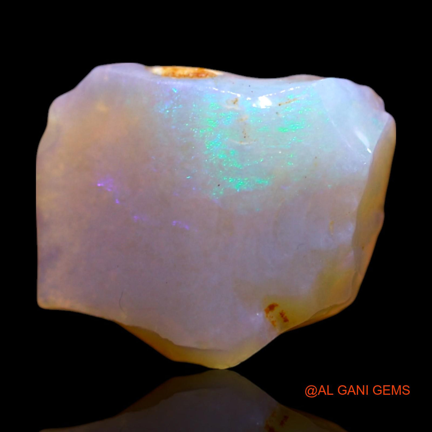 2.00 Cts Natural Australian Fire Opal Fancy Rough Loose Gemstone For Jewelry 11x9x3 mm RG-932
