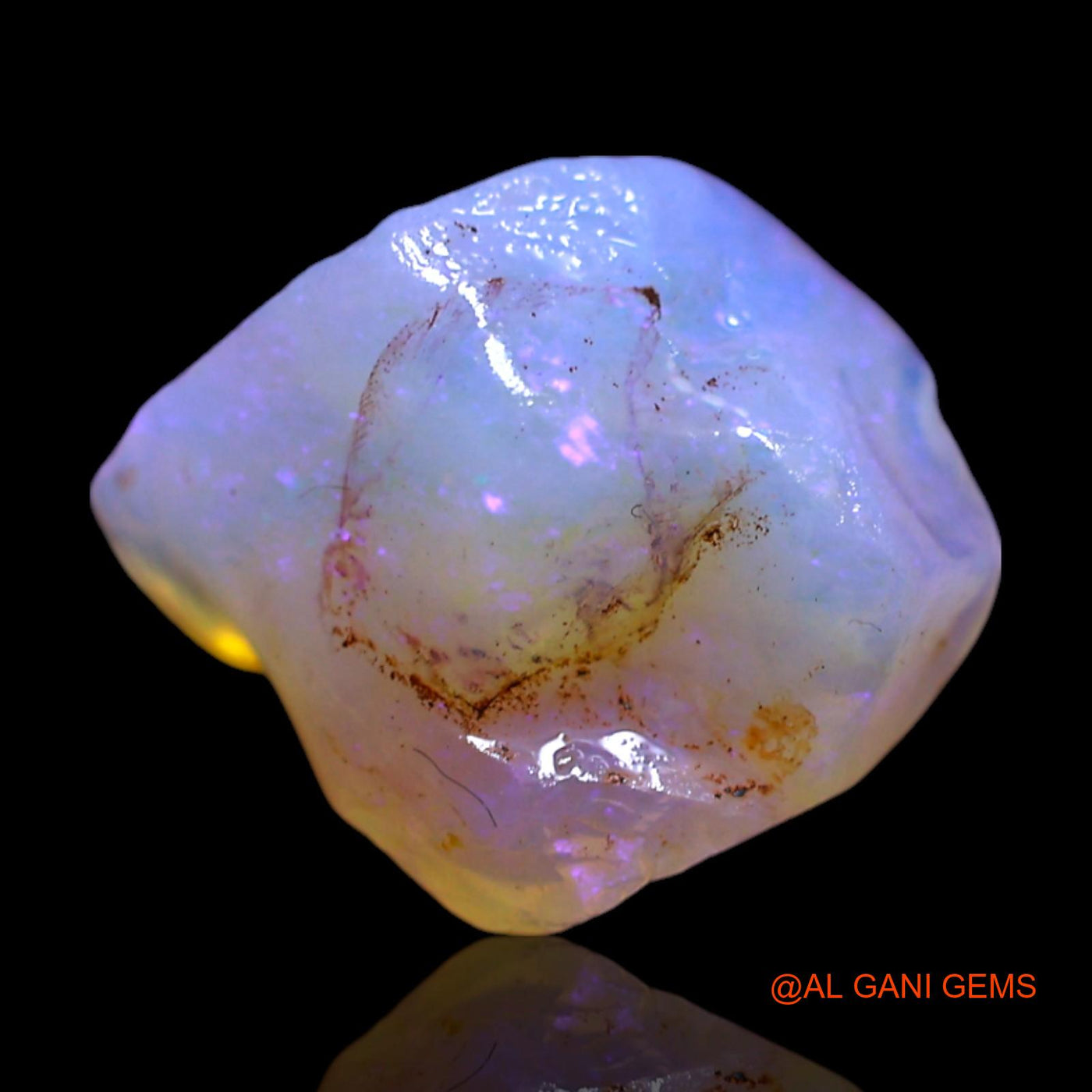 3.00 Cts Natural Australian Fire Opal Fancy Rough Loose Gemstone For Jewelry 12x9x6 mm RG-933
