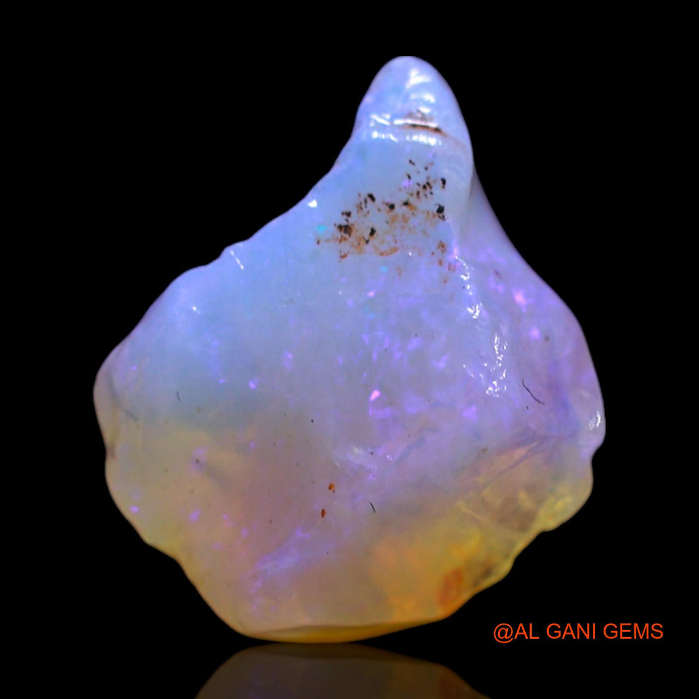 3.00 Cts Natural Australian Fire Opal Fancy Rough Loose Gemstone For Jewelry 12x9x6 mm RG-933