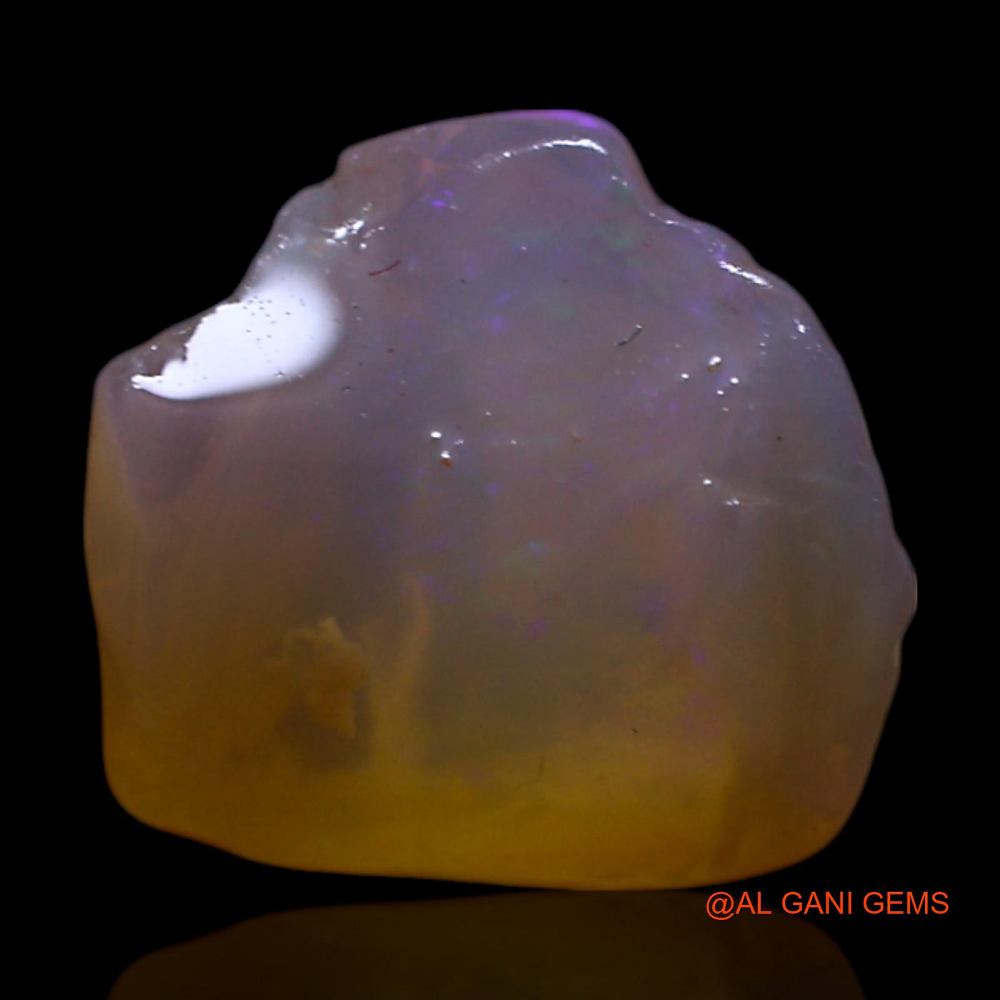 Natural Untreated Fire Opal Loose Gemstone Fancy Rough From Australia 3.00 Cts 11x10x7 mm RG-935