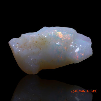 Natural Fire Opal Gemstone 3.00 Cts Loose Fancy Rough From Australia 15x8x4 mm RG-93